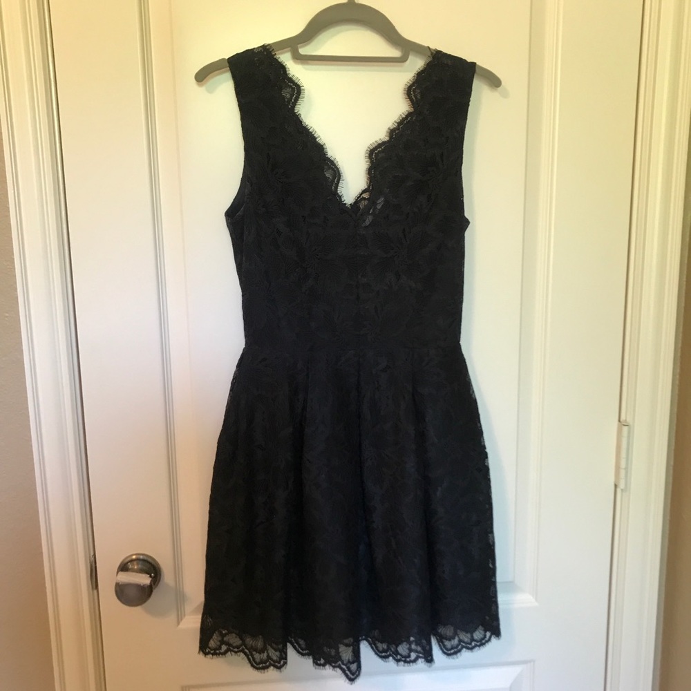 Lace Black Dress